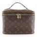 LOUIS VUITTON Louis * Vuitton колено sBB ручная сумочка M42265 vanity монограмма парусина чай женский [I111526123] б/у 