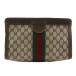 GUCCI Gucci Sherry линия сумка Gucci Pal fam Novelty клатч GG плюс × кожа чай унисекс [I180725059] б/у 