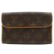 LOUIS VUITTON Louis * Vuitton небольшая сумочка f Rolland чай n набедренная сумка 2WAY сумка M51855 FL1020 сумка-пояс [R142726032] б/у 