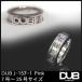再入荷なし　即納 DUB Collection 指輪 157-1 ピンク リング メンズ レディース ペアリング シルバー アクセサリー ダブコレクション ダブ ジュエリー