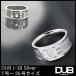 再入荷なし　即納 DUB Collection 指輪 Logo 33-1 リング メンズ レディース ペアリング シルバー アクセサリー ダブコレクション ダブ ジュエリー ring
