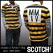  Scotch &amp; soda Scotch and soda scotch&amp;soda мужской длинный рукав Rugger рубашка Layered окантовка темно-синий желтый tops casual 138