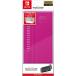 クラックス PayPayモール店のキーズファクトリー フロントカバー for Nintendo Switch ピンク