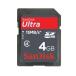 [ немедленная уплата * новый товар ]Sandisk Ulta SDHC 4G карта SDSDH-004G-J95