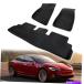 Floor Mat 2017-2021 Tesla Model 3 Sedan TPE US1Τ3DΥξξΥޥåȥ饤ʡ 3D Black Rubber Floor Mats Liners For 2017-2021