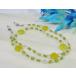  натуральный камень Power Stone Swarovski стакан код 4 лист. clover / оливковый je-do/ оливин 702