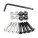 HARDZEISS BOLT твердый tsu лёд болт ( шестиугольник )1 дюймовый ALLEN MK4 KAZUAKI YAKUSHIJIN BLACK/SILVER скейтборд скейтборд 