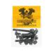 NIBANSENJI BOLT 2 номер .. болт ( плюс )1-1/2 дюймовый PANHEAD MOUNTING BOLT BLACK скейтборд скейтборд 