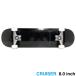 [ beginner . recommendation * high quality ] special case * wrench attaching California Street complete set skateboard final product SIMPLE BLACK 8.0( Cruiser )