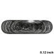 REAL DECK настоящий панель TEAM BARBED FOIL OVAL 8.12 скейтборд скейтборд 