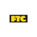 FTC STICKERef чай si- стикер LOGO 2.5 BLACK/YELLOW скейтборд скейтборд 
