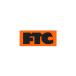 FTC STICKERef чай si- стикер LOGO 2.5 ORANGE/BLACK скейтборд скейтборд 