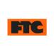 FTC STICKERef чай si- стикер LOGO 5 ORANGE/BLACK скейтборд скейтборд 