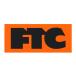 FTC STICKERef чай si- стикер LOGO 8 ORANGE/BLACK скейтборд скейтборд 