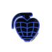 THUNDER STICKER Sanders te машина GRENADE DIECUT SMALL BLACK/BLUE скейтборд скейтборд 