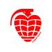 THUNDER STICKER Sanders te машина GRENADE DIECUT MEDIUM RED/WHITE скейтборд скейтборд 