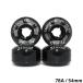 CALIFORNIA STREET WHEEL California Street soft Wheel ( Cruiser ) STREET STREAMER CLEAR(78A) чёрный прозрачный 54mm скейтборд скейтборд 