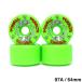 POWELL PERALTA WHEELpa well винт ruta Wheel G-BONES 97A зеленый 64mm скейтборд скейтборд 