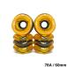SHARK WHEEL Shark Wheel soft Wheel ( Cruiser ) CALIFORNIA ROLL(78A)TRANSPARENT AMBER 60mm скейтборд скейтборд 