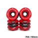 SHARK WHEEL Shark Wheel soft Wheel ( Cruiser ) CALIFORNIA ROLL(78A)YOJANY PEREZ TRANSPARENT RED 60mm скейтборд скейтборд 