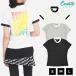 mok шея трикотаж с коротким рукавом вышивка Logo задний принт Rainbow Logo женский k Alto united Golf одежда outlet 22SS
