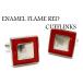  мужской аксессуары Simple 2500 эмаль рама запонки ( красный ) запонки кнопка кафф links Рождество . покупка 