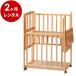  детская кроватка в аренду 2 месяцев two открытый compact внутренний размер 80×60cm миниатюрный коврик есть сделано в Японии детская кроватка прокат товаров для малышей 