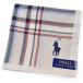  носовой платок мужской Polo Ralph Lauren носовой платок хлопок бренд бежевый многоцветный проверка Logo вышивка День отца практический подарок подарок модный 