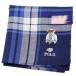 носовой платок 1 листов Polo Ralph Lauren мужской Polo Bear Bear .. хлопок темно-синий голубой проверка Logo вышивка мужчина джентльмен 