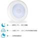 �l���Z���T�[���C�g 6LED �Z���T�[���C�g �d�r�� ���^ �d�r�� 3M�e�[�v �}�O�l�b�g�t�� 2�Z�b�g