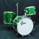  редкий!Vintage Gretsch 60*s раунд значок 18 12 14 Green Glitter