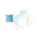 CANOPUS NV60M2 16x16 Floor Tom Aqua Satin Wrap