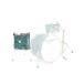 CANOPUS NV60M2 16x16 Floor Tom Turquoise Oyster Wrap