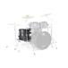 TYPE-R Maple &amp; Birch Shell 14 x 13 Floor Tom Gun Metallic