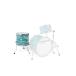 CANOPUS R.F.M. 13x14 Floor Tom Turquoise Oyster Wrap