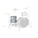 CANOPUS TYPE-R Bullet Maple &amp; Birch Shell 18 x 16 Floor Tom Silver Metallic