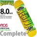  Creature 8.0 дюймовый Logo штамп скейтборд Ace грузовик Complete конечный продукт Creature Logo Stamps Skateboards ACE скейтборд популярный бренд 