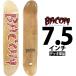 �x�[�R�� �X�P�{�[ �f�b�L 7.5x30.75�C���` Bacon OG Logo Fiber Grass 7PLY Deck �X�P�[�g�{�[�h ���S �J�i�f�B�A�����C�v�� ���� �e�� ���ϋv
