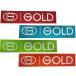 GOLD( Gold ) Bar стикер ( скейтборд, скейтборд, наклейка, стикер )