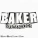  Baker скейтборд стикер BAKER SKATEBOARDS OG LOGO беж машина наклейка переводная картинка скейтборд Logo популярный бренд рекомендация 
