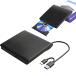 DVD Drive установленный снаружи USB3.0 портативный Drive typeC/USB порт вне есть CD*DVD Drive CD/DVD считывание * записывание ( черный )