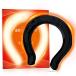  защита горла "neck warmer" шея .. микроволновая печь нагревание функционирование простой зимний момент температура чувство нагревание температура .. температура 48 раз защищающий от холода товары теплый с чехлом ( свободный, черный )