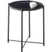[TS] tray боковой стол Mini стол ширина 48cm черный steel сборка товар living обеденный интерьер мебель 