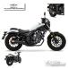  стандартный товар (MORIWAKI) 01810-4G1X5-00 REBEL250 (23-) Slip-On Exhaust SHORT CLASSIC BLACK Rebel 250 muffler HONDA Moriwaki [ аксессуары для мотоцикла ]