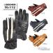 * стандартный товар [DEGNER] TG-112 кожа перчатка LEATHER GLOVE телячья кожа мужской смартфон соответствует Knuckle протектор Degner [ аксессуары для мотоцикла ]