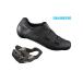 ( spring tokSALE)SHIMANO( Shimano ) RC1(SH-RC100) black SPD-SL cycle shoes +PD-RS500 pedal set 