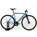 ** Leader мотоцикл LEADER BIKESkyuaCURE 2020 год модели aluminium трековый велосипед S размер одиночный голубой 