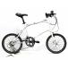 da ho nDAHON dash P18 DASH P18 2011 year of model folding bike folding bicycle L size white 