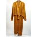  fee . mountain )LEMAIREru mail cardigan Layered One-piece crew neck size S brown group long dress 