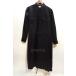  плата . гора )DRIES VAN NOTEN Dries Van Noten плиссировать Layered рубашка One-piece размер 34 черный длинное платье 